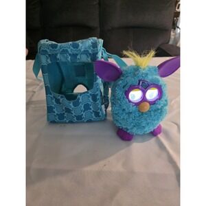 2012 Furby Lagoon Teal Purple - 2nd Gen - Mind‎ Of Its Own